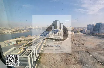 شقة - غرفة نوم - 2 حمامات للايجار في أورينت تاور 2 - أورينت تاور - البستان - عجمان