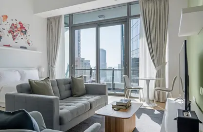 شقة - 1 حمام للايجار في B برج سيلفرين - سيلفيرين - دبي مارينا - دبي