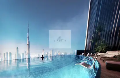 صورة لـ حوض سباحة شقة - 2 غرف نوم - 3 حمامات للبيع في بينغاتي مرسيدس بنز - دبي وسط المدينة - دبي ، صورة رقم 1