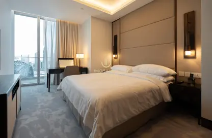 صورة لـ غرفة- غرفة النوم شقة - 2 غرف نوم - 3 حمامات للايجار في فندق العنوان- سكاي فيو 2 - أبراج العنوان سكاي فيو - دبي وسط المدينة - دبي ، صورة رقم 1