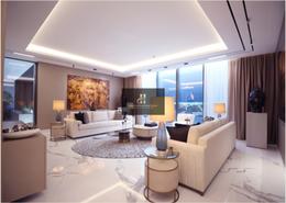 صورةغرفة المعيشة لـ: شقة - 4 غرف نوم - 4 حمامات للبيع في زا اس تاور - مدينة دبي للانترنت - دبي, صورة 1
