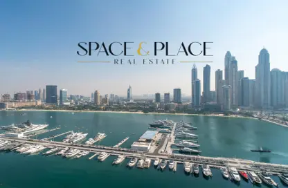 Water View image for: Apartment - 3 Bedrooms - 5 Bathrooms for rent in Marina Vista - EMAAR Beachfront - Dubai Harbour - Dubai, Image 1