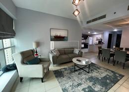 Living / Dining Room image for: Apartment - 2 bedrooms - 2 bathrooms for rent in The Point - Dubai Marina - Dubai, Image 1