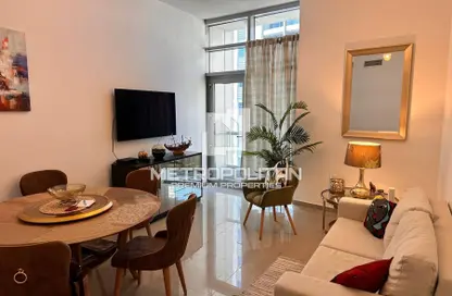 Living / Dining Room image for: Apartment - 2 Bedrooms - 3 Bathrooms for sale in Marina Wharf 1 - Marina Wharf - Dubai Marina - Dubai, Image 1