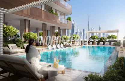 Apartment - Studio - 1 Bathroom for sale in Evergr1n House - Jumeirah Garden City - Al Satwa - Dubai