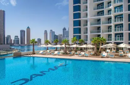 Apartment - 1 Bedroom - 1 Bathroom for sale in Damac Maison Prive B - Damac Maison Prive - Business Bay - Dubai