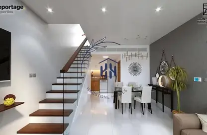 Stairs image for: Townhouse - 2 Bedrooms - 3 Bathrooms for sale in Wings of Arabia - City of Arabia - Dubai, Image 1