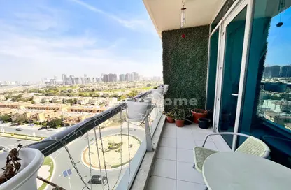 Balcony image for: Apartment - 2 Bedrooms - 3 Bathrooms for rent in Golf Tower - Dubai Sports City - Dubai, Image 1