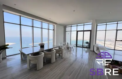 بنتهاوس - غرفة نوم - 2 حمامات للايجار في انوا - المدينة الملاحية - دبي