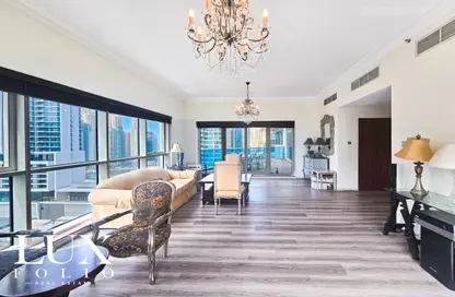 Apartment - 2 Bedrooms - 3 Bathrooms for rent in Cascades Tower - Dubai Marina - Dubai