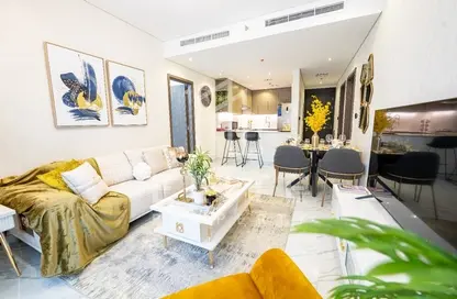 Living / Dining Room image for: Apartment - 2 Bedrooms - 3 Bathrooms for sale in Gardenia Livings - Arjan - Dubai, Image 1