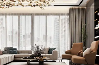 Living Room image for: Apartment - 1 Bedroom - 2 Bathrooms for sale in MBL Royal - Jumeirah Lake Towers - Dubai, Image 1