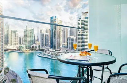 Balcony image for: Apartment - 2 Bedrooms - 1 Bathroom for rent in LIV Residence - Dubai Marina - Dubai, Image 1