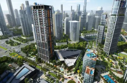 Apartment - Studio - 1 Bathroom for sale in Peninsula Two - Peninsula - Business Bay - Dubai