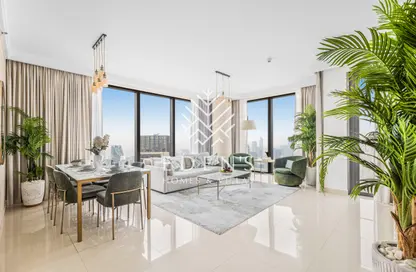 Apartment - 2 Bedrooms - 2 Bathrooms for rent in Boulevard Point - Downtown Dubai - Dubai
