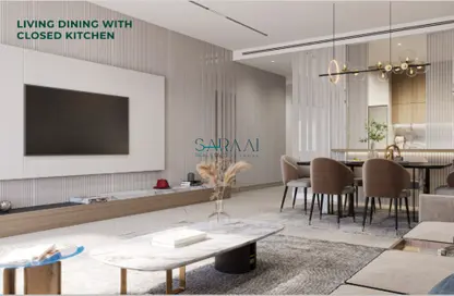 Living / Dining Room image for: Townhouse - 3 Bedrooms - 4 Bathrooms for sale in Reem Hills - Najmat Abu Dhabi - Al Reem Island - Abu Dhabi, Image 1