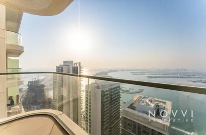 شقة - غرفة نوم - 1 حمام للايجار في برج Marina Vista 2 - مارينا فيستا - إعمار بيتشفرونت - دبي هاربور - دبي