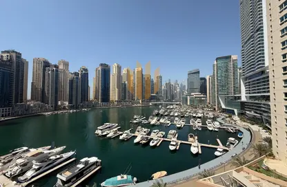 شقة - 2 غرف نوم - 2 حمامات للايجار في برج أري مارينا فيو - دبي مارينا - دبي