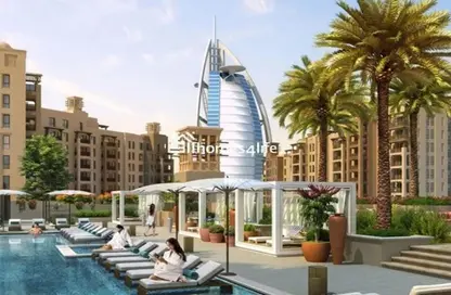 Apartment - 4 Bedrooms - 6 Bathrooms for sale in Lamaa - Madinat Jumeirah Living - Umm Suqeim - Dubai