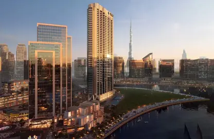 شقة - غرفة نوم - 2 حمامات للايجار في بنينسولا ثري - بنينسولا - الخليج التجاري - دبي