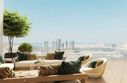 Terrace image for: Apartment - 2 Bedrooms - 4 Bathrooms for sale in Cavalli Casa Tower - Al Sufouh 2 - Al Sufouh - Dubai, Image 1