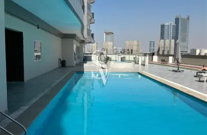 صورة لـ حوض سباحة شقة - غرفة نوم - 2 حمامات للبيع في برج هيرا - مدينة دبي الرياضية - دبي ، صورة رقم 1