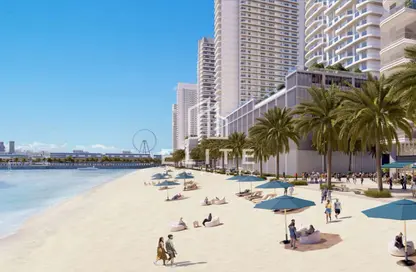 Apartment - 2 Bedrooms - 2 Bathrooms for sale in Beachgate by Address - EMAAR Beachfront - Dubai Harbour - Dubai