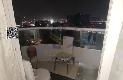 Apartment - 1 Bedroom - 2 Bathrooms for rent in Orient Tower 1 - Orient Towers - Al Bustan - Ajman