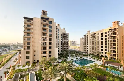 Outdoor Building image for: Apartment - 2 Bedrooms - 2 Bathrooms for rent in Asayel - Madinat Jumeirah Living - Umm Suqeim - Dubai, Image 1