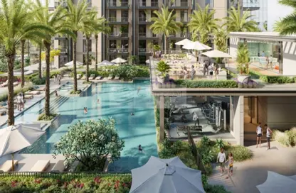 Pool image for: Apartment - 1 Bedroom - 2 Bathrooms for sale in Kensington Waters A - Kensington Waters - Mohammed Bin Rashid City - Dubai, Image 1