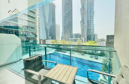 Apartment - Studio - 1 Bathroom for rent in Business Bay - Dubai