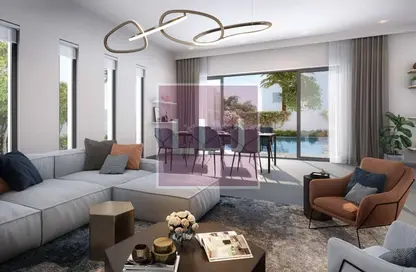 Living / Dining Room image for: Villa - 4 Bedrooms - 5 Bathrooms for sale in Noya Luma - Noya - Yas Island - Abu Dhabi, Image 1
