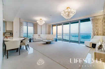 Apartment - 4 Bedrooms - 4 Bathrooms for sale in Beach Isle - EMAAR Beachfront - Dubai Harbour - Dubai