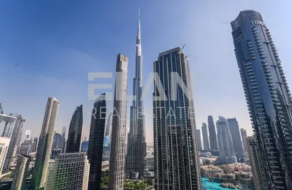شقة - غرفة نوم - 1 حمام للايجار في برج التاج - دبي وسط المدينة - دبي
