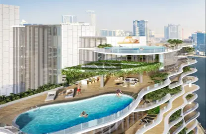 شقة - غرفة نوم - 2 حمامات للبيع في شيك تاور - الخليج التجاري - دبي شقة - غرفة نوم - 2 حمامات للبيع في شيك تاور - الخليج التجاري - دبي