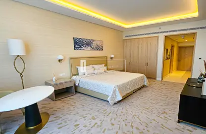 صورة لـ غرفة- غرفة النوم شقة - 1 حمام للبيع في برج النخيل - نخلة جميرا - دبي ، صورة رقم 1