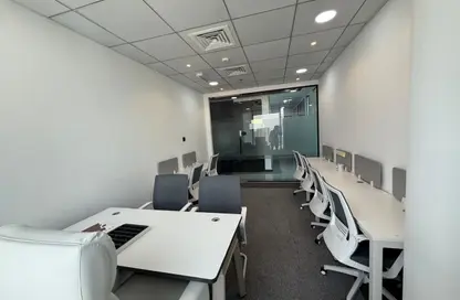 Office Space - Studio - 1 Bathroom for rent in The Prime Tower - Business Bay - Dubai