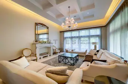 Living Room image for: Villa - 6 Bedrooms for rent in Desert Leaf 2 - Desert Leaf - Al Barari - Dubai, Image 1