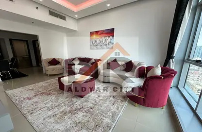 شقة - غرفة نوم - 2 حمامات للايجار في مساكن كورنيش عجمان - طريق كورنيش عجمان - عجمان