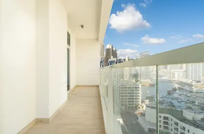 Balcony image for: Apartment - 2 Bedrooms - 2 Bathrooms for rent in Studio One - Dubai Marina - Dubai, Image 1