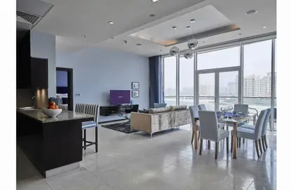 Apartment - 3 Bedrooms - 2 Bathrooms for rent in Tiara Residences - Palm Jumeirah - Dubai