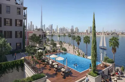 Pool image for: Apartment - 1 Bedroom - 2 Bathrooms for sale in Le Ciel - La Mer - Jumeirah - Dubai, Image 1
