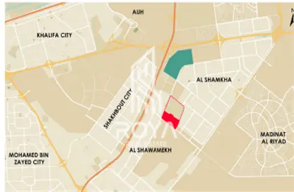 صورة لـ موقع على الخريطة أرض - استوديو للبيع في الريمان II - الشامخة - أبوظبي ، صورة رقم 1