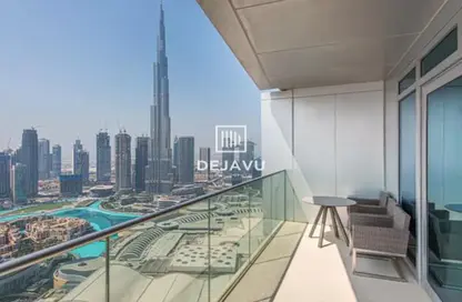 Balcony image for: Apartment - 2 Bedrooms - 3 Bathrooms for rent in The Address Residence Fountain Views 1 - The Address Residence Fountain Views - Downtown Dubai - Dubai, Image 1