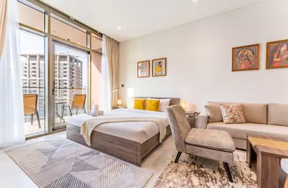 Apartment - Studio - 1 Bathroom for rent in Peninsula Five - Peninsula - Business Bay - Dubai