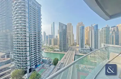 Outdoor Building image for: Apartment - 2 Bedrooms - 4 Bathrooms for rent in The Waves Tower A - The Waves - Dubai Marina - Dubai, Image 1