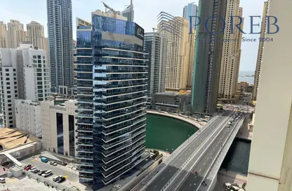 Apartment - 1 Bathroom for rent in Marina View Tower A - Marina View - Dubai Marina - Dubai