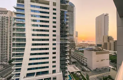 شقة - غرفة نوم - 2 حمامات للايجار في سكاي فيو - دبي مارينا - دبي