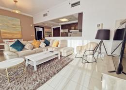 Living Room image for: Apartment - 1 bedroom - 2 bathrooms for rent in Churchill Residency Tower - Churchill Towers - Business Bay - Dubai, Image 1