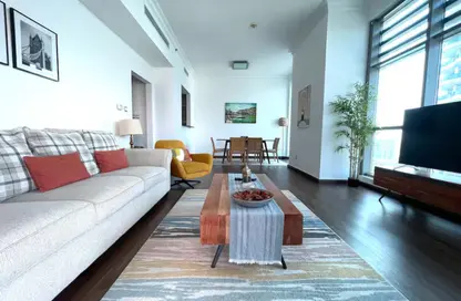 Apartment - 2 Bedrooms - 3 Bathrooms for rent in Zumurud Tower - Dubai Marina - Dubai